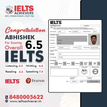 Abhi — IELTS Result