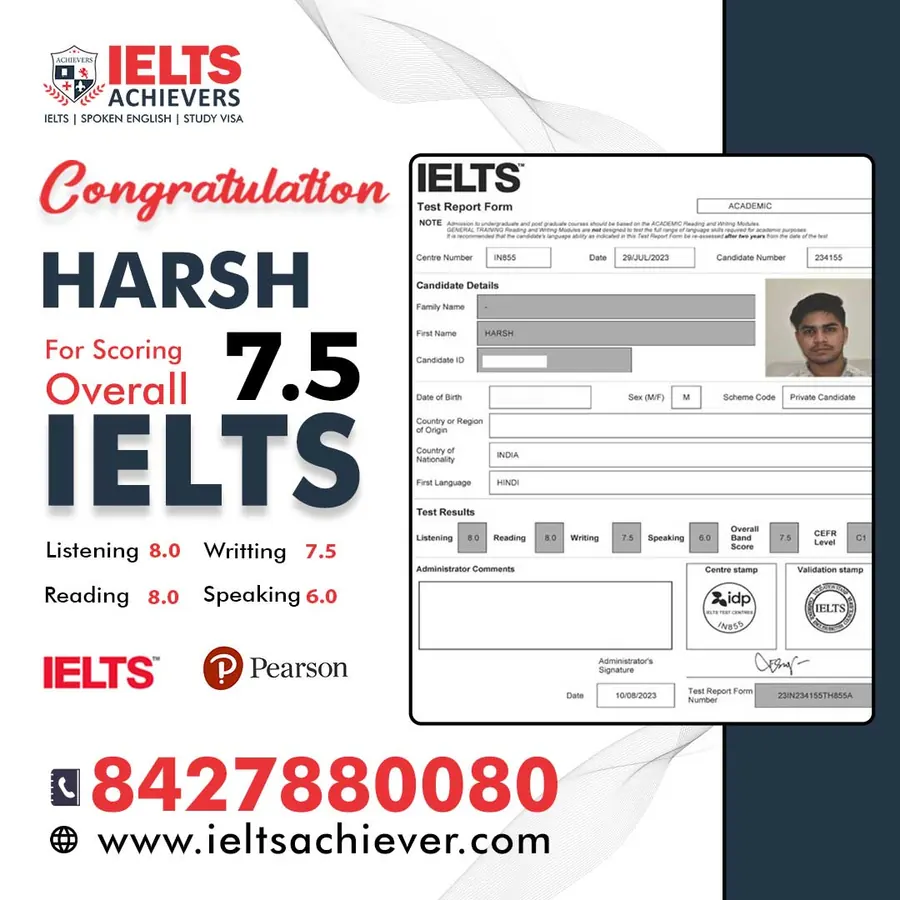 Student Result — IELTS Result